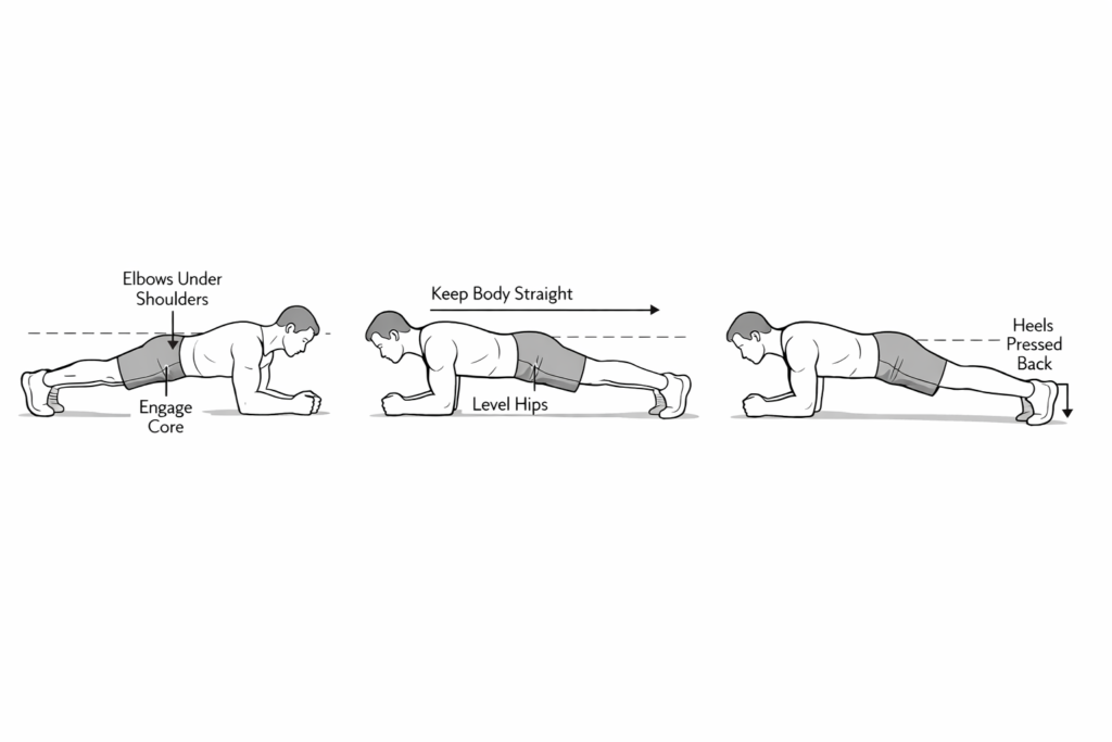 Plank Hold Sequence simple compose
