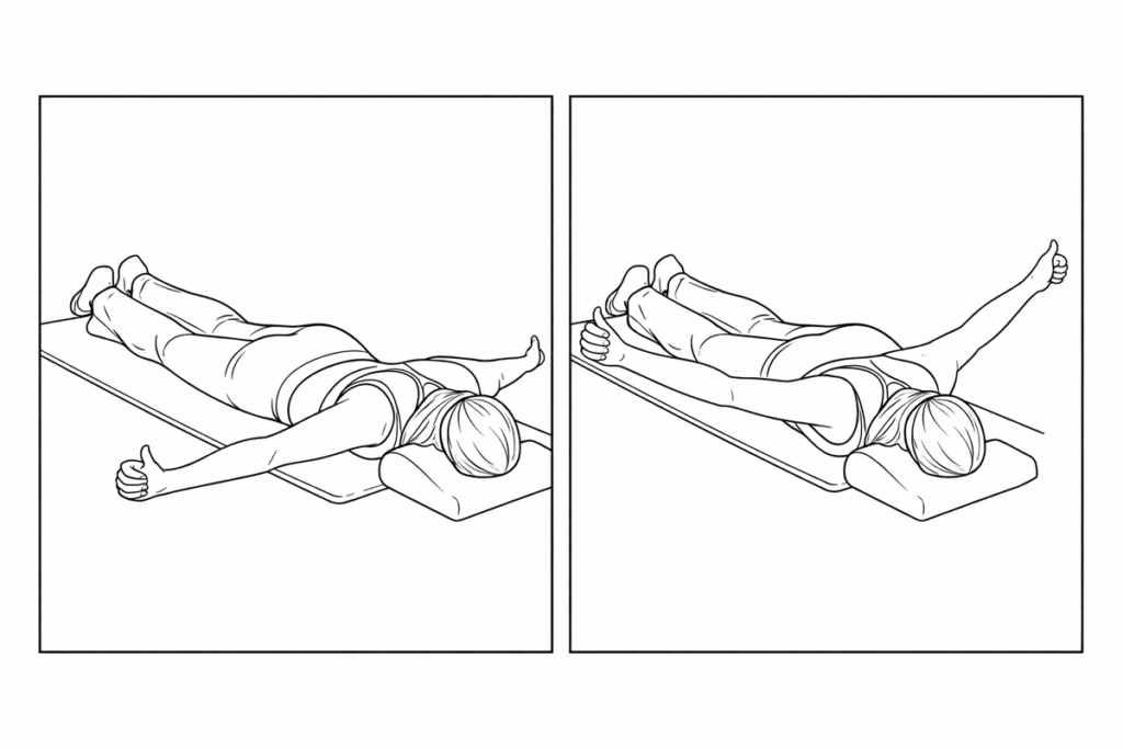 Middle Trapezius / Rhomboid Exercise (T Raise)