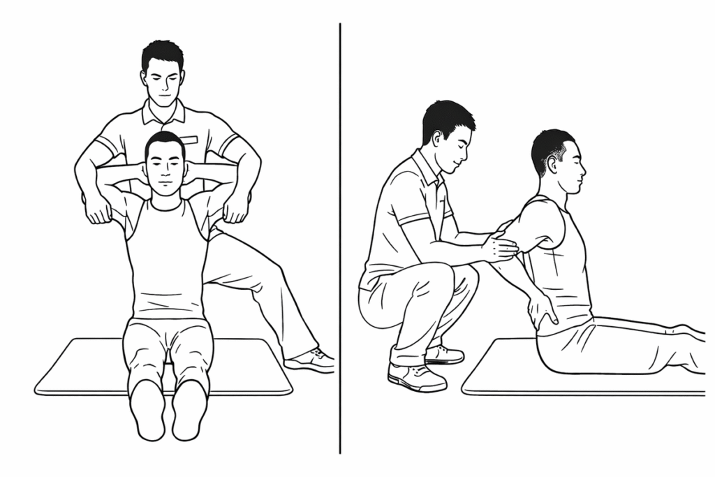 Passive Pectoralis Major Stretch (Partner Assisted)