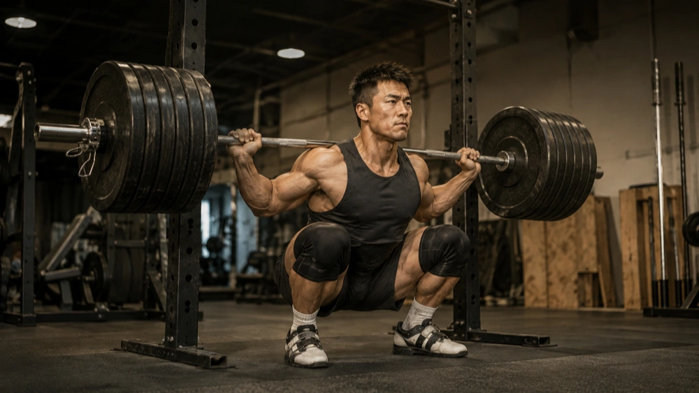 heavy squat